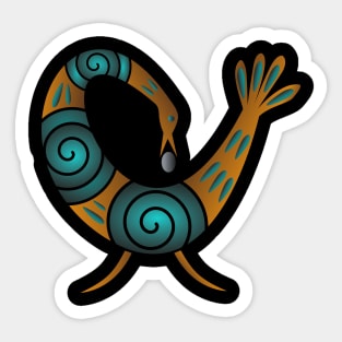 Sankofa Bird Symbol Sticker